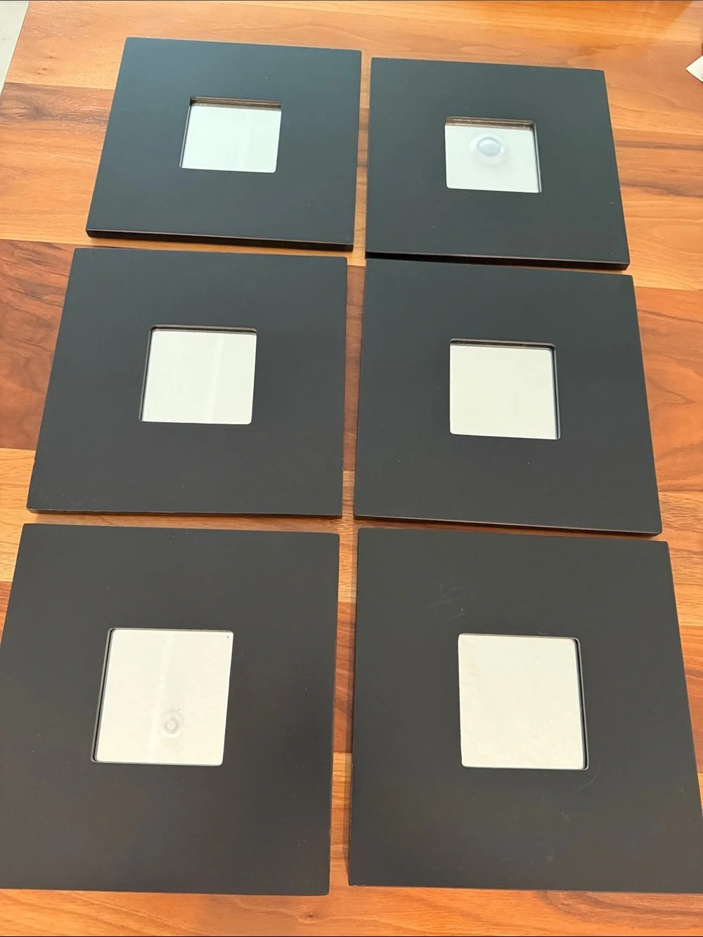 IKEA Black Square Picture Frame Set of 6